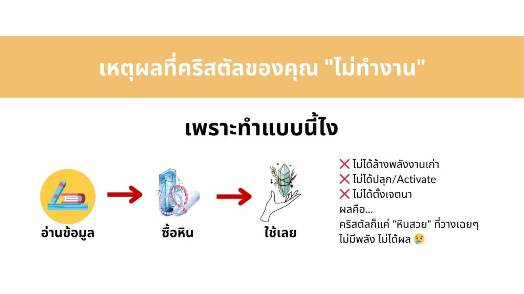 วิธีใช้คริสตัล